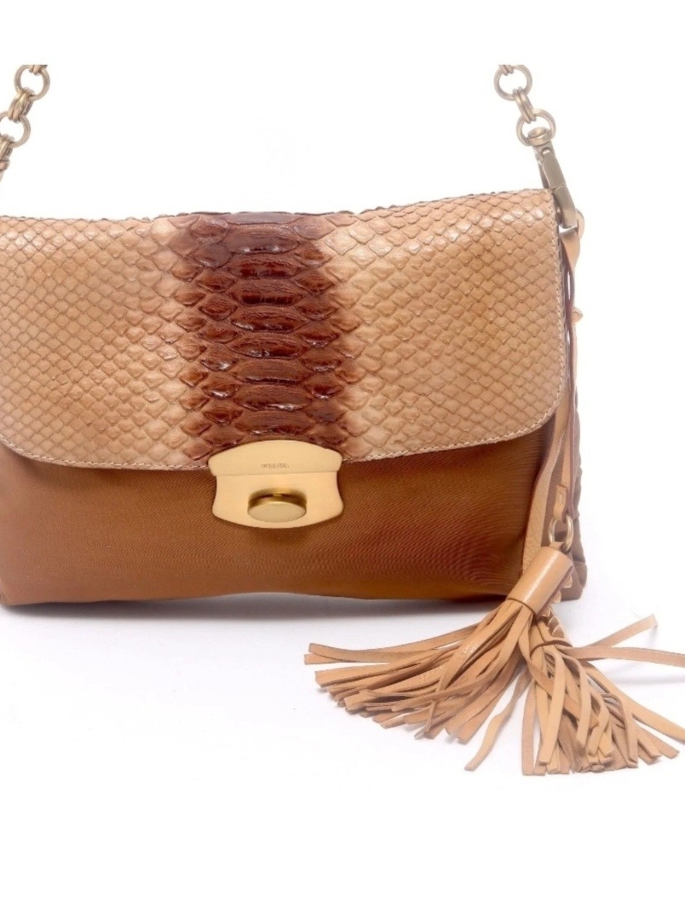Like New Prada Python Handbag - Picture 4 of 4
